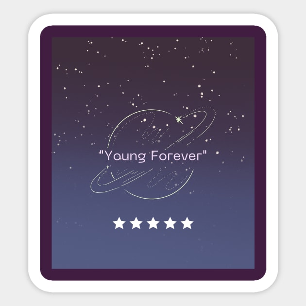 Young forever Sticker by KoyaS